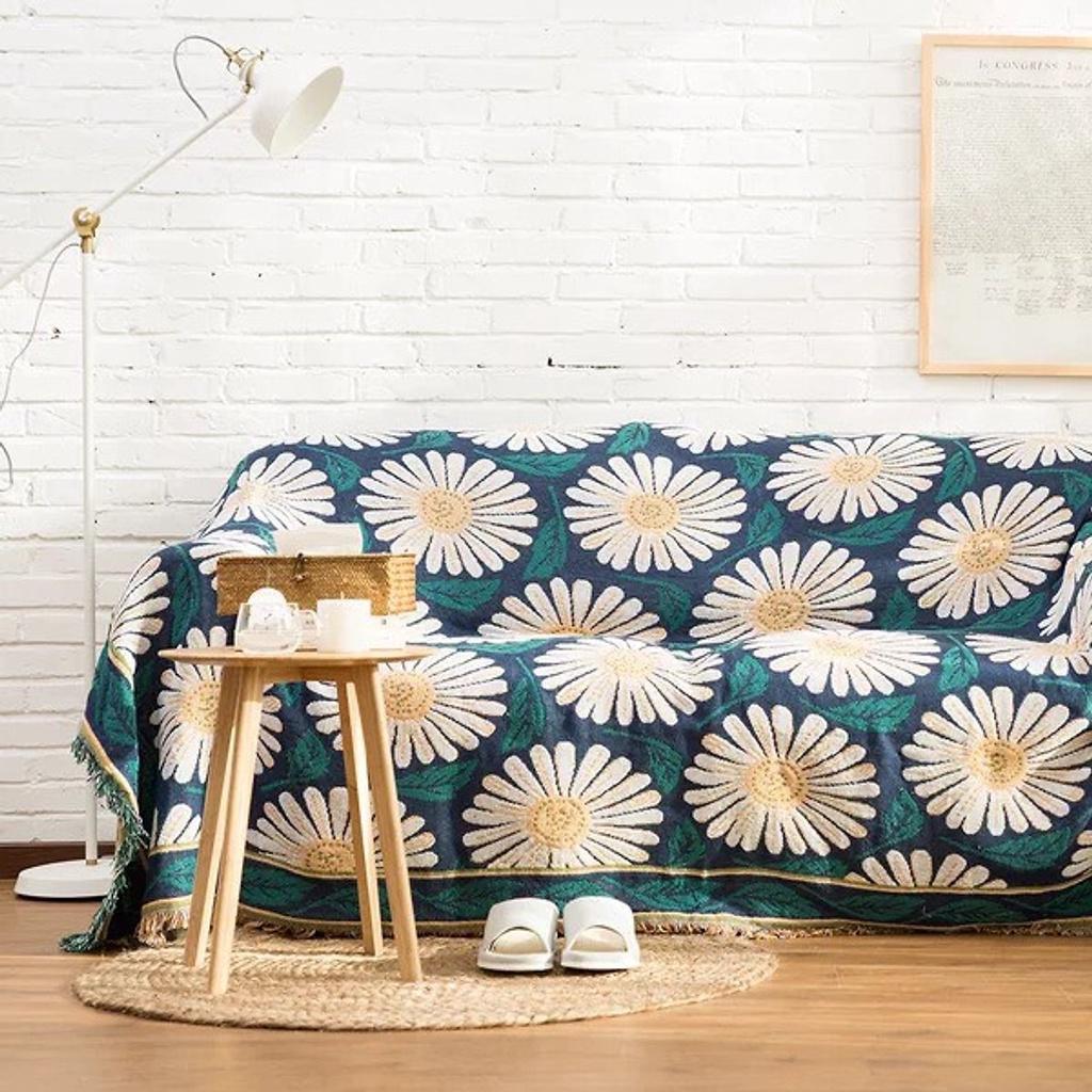 Thảm thổ cẩm decor vintage, Thảm trải sofa, Trải Sàn ( sử dụng đc 2 mặt)