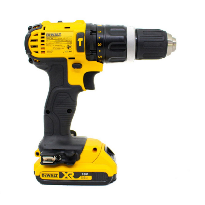 Combo Máy khoan cầm tay Dewalt DCD785D2-B1 18V và Mũi khoan sắt Stanley STA50089B10 6.5MM HSS