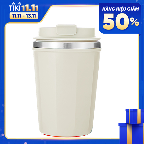 Tách cà phê bằng thép không gỉ 500ml có thể tái sữ dụng chống va đập, chống bỏng