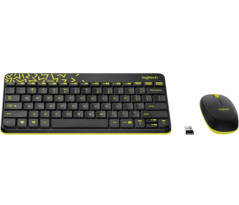 Bộ Bàn Phím Và Chuột Không Dây Logitech MK240 - Hàng Chính Hãng