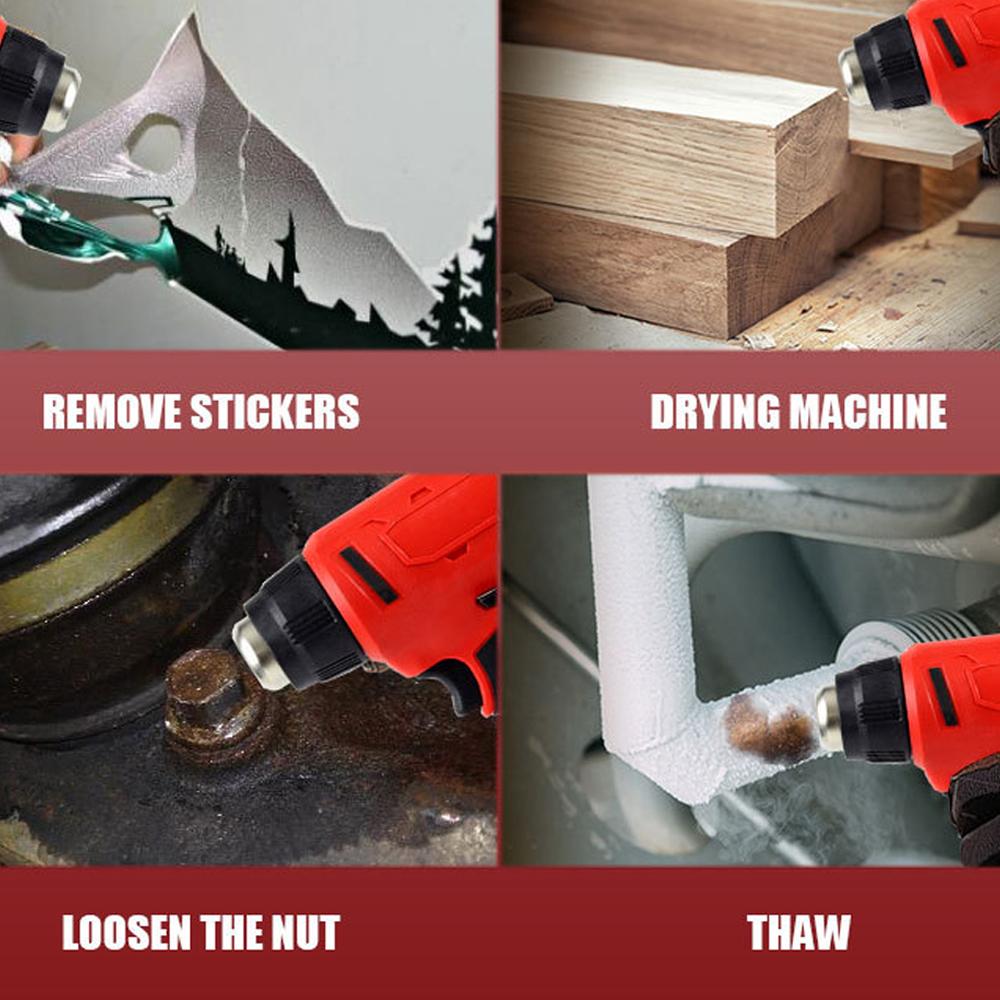 Cordless Handheld Hot Air Machine Lithium Rechargeable Heating Equipment Temperatures Adjustable Power Tool