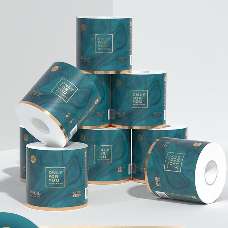 Cuộn giấy lụa 4 lớp có lõi mềm mịn và dai
