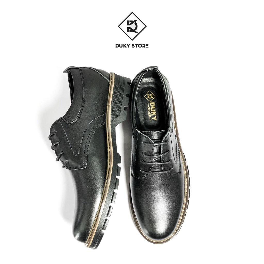 Giày Derby viền vàng sang trọng mẫu mới hàng có sẵn - Duky Store