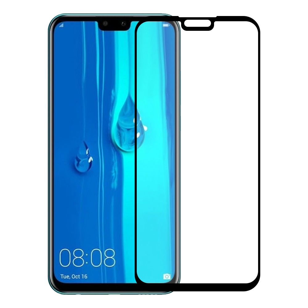 Kính Cường Lực cho Huawei Y9 2019 - Full màn hình - Màu đen - Hàng Chính Hãng