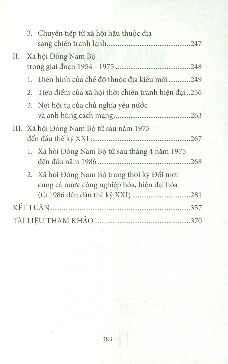 Xã Hội Đông Nam Bộ Từ Khởi Thủy Đến Đầu Thế Kỷ XXI