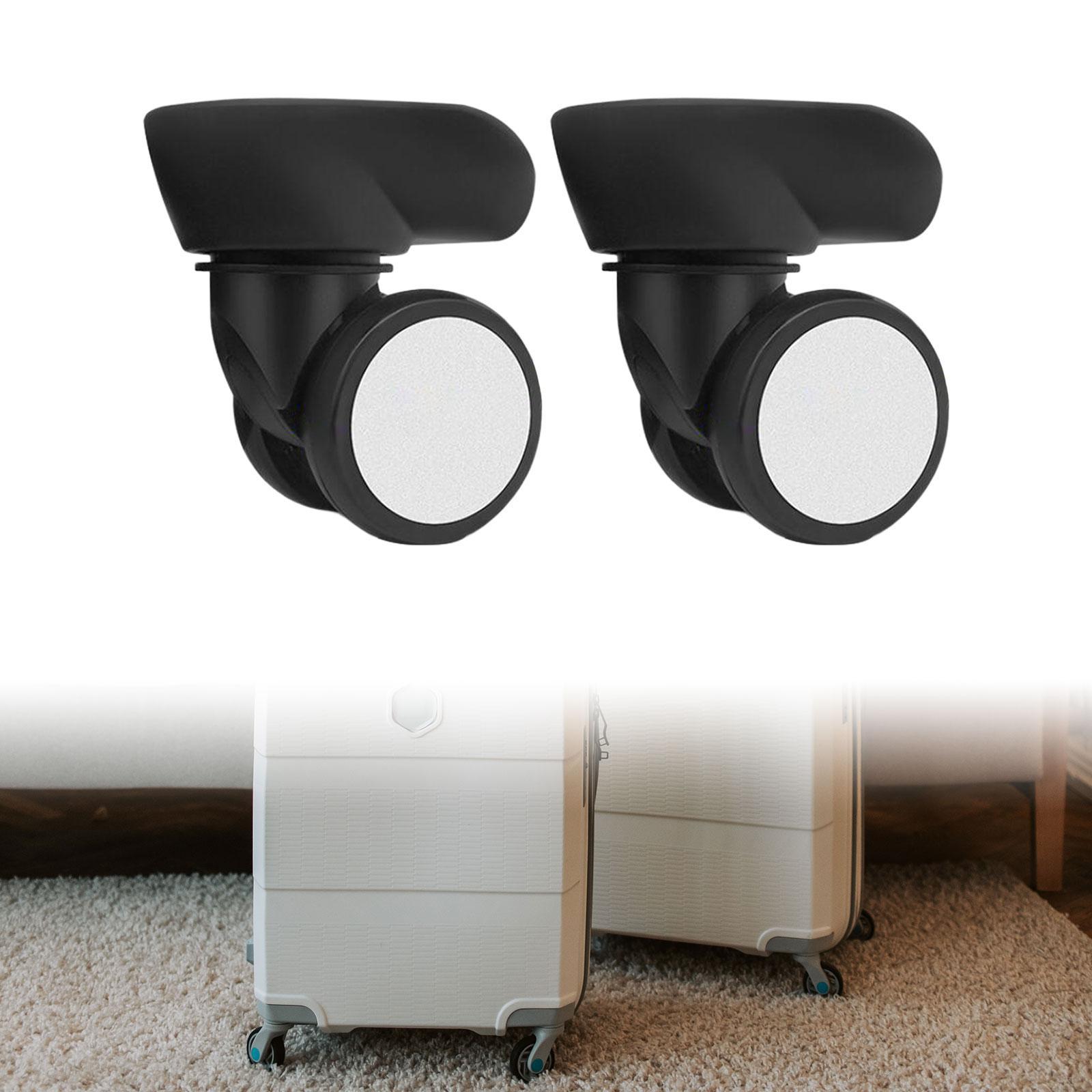 2x Replacement Luggage Wheels Luggage Suitcase Replacement Wheels for Repair