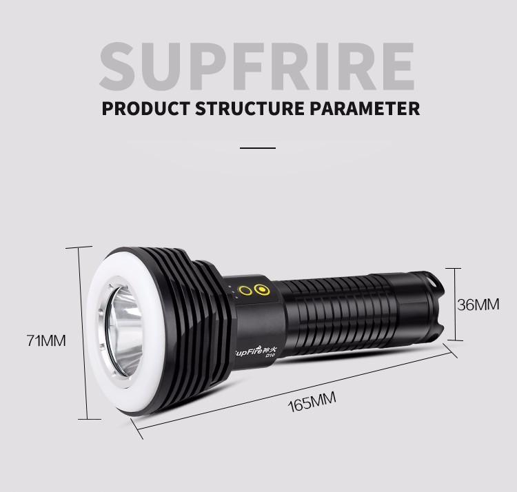 Đèn pin chống nước Supfire D10