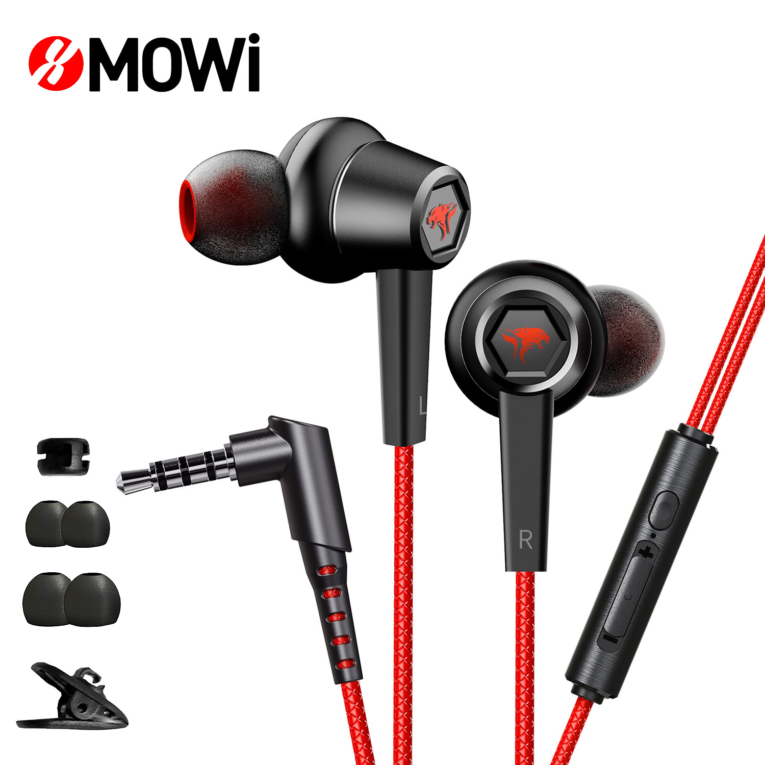 Tai nghe plextone Xmowi VX2, tai nghe game thủ, chân 3.5mm, có mic cực rõ, bass mạnh - hàng chính hãng