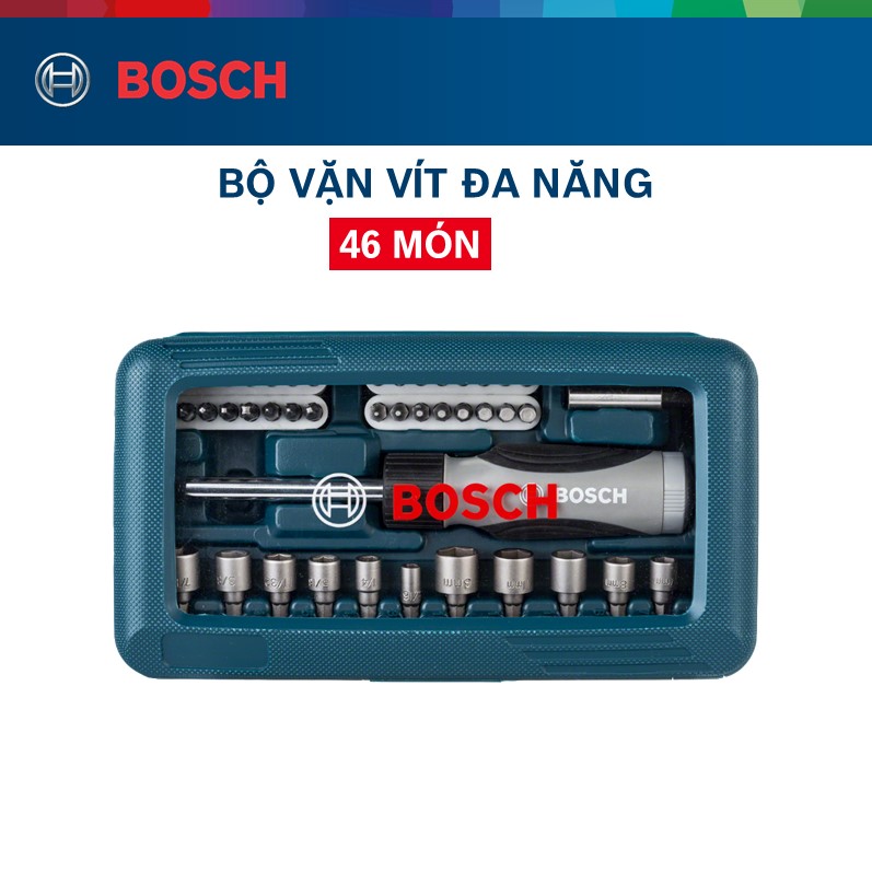 Bộ vặn vít đa năng Bosch 46 món