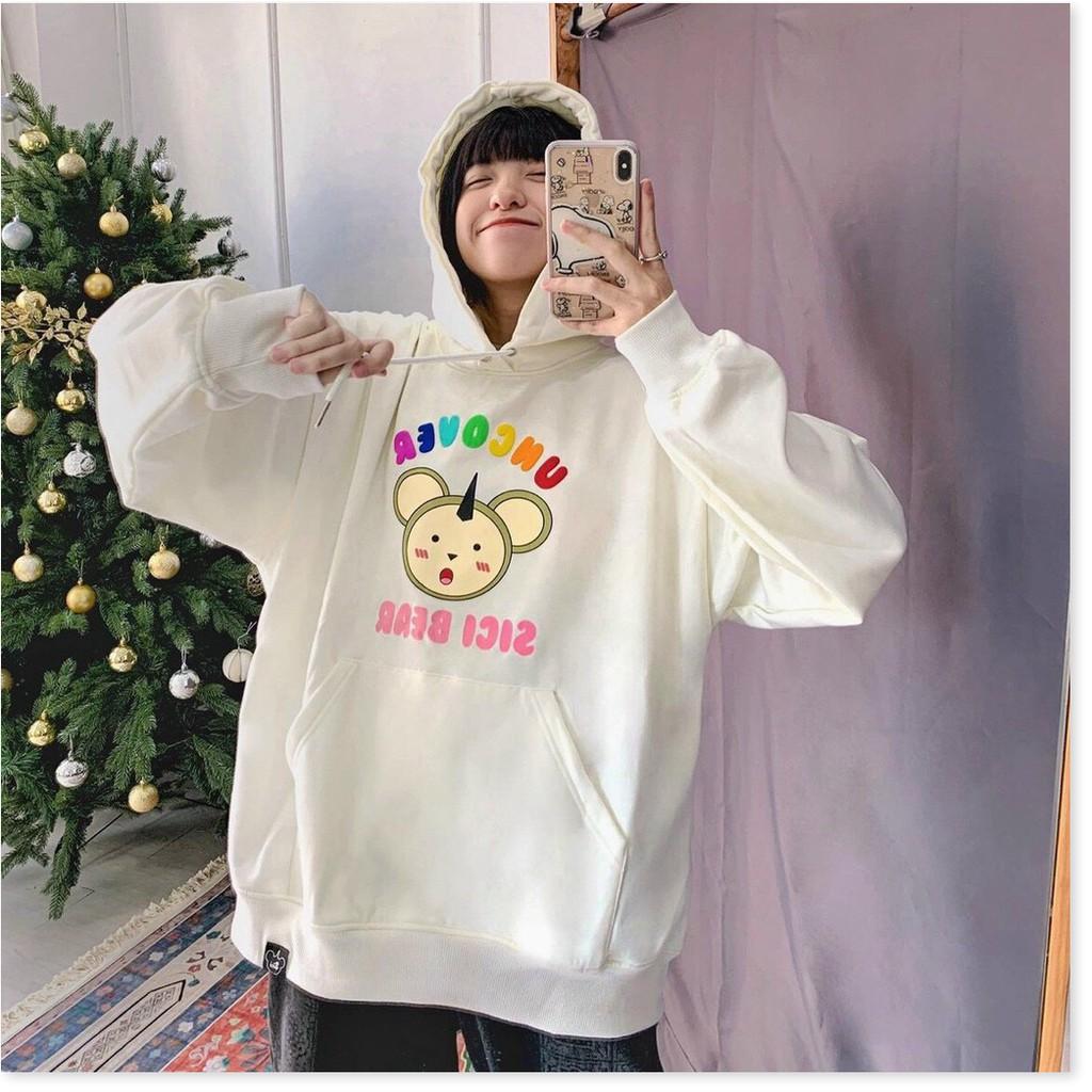 Áo hoodies mặt gấu form rộng to y hình XỊN XÒ , HOT HÈ 2021 KHANH AN FASHION