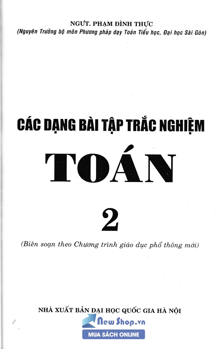 Các Dạng Bài Tập Trắc Nghiệm Toán 2