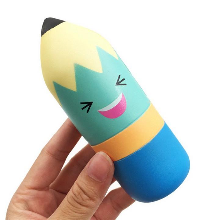 Squishy dẻo Bút Chì họa tiết xốp phồng chậm Squishy họa tiết dễ thương