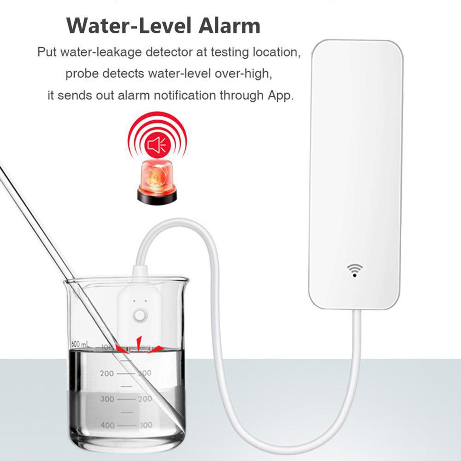 2xAPP Alerts Smart Wireless WIFI Water Leakage Detector Sensor Alarm