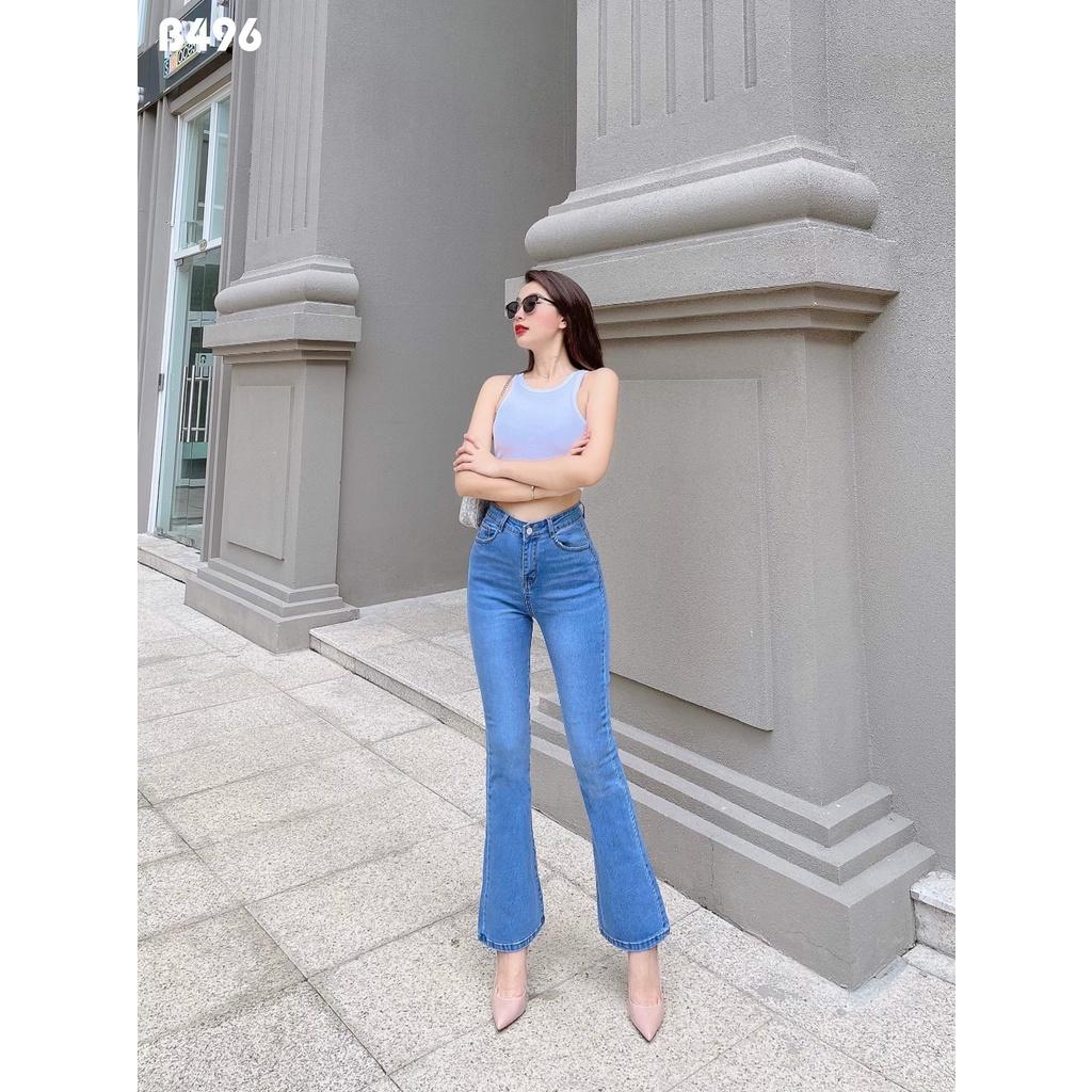 Quần Jeans Nữ Ống Loe Dài Thời Trang Siêu hot