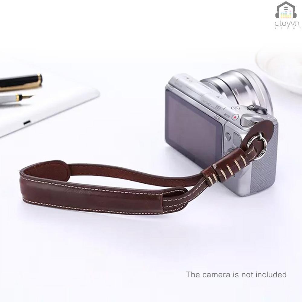 Dây đeo cổ tay bằng da PU X5-M cho máy ảnh Fujifilm Panasonic Olympus Leica DSLR / Micro