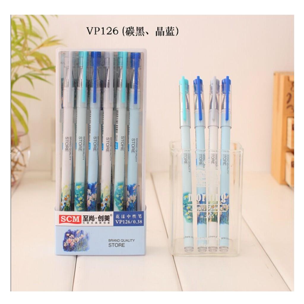 Combo 12 cây bút gel SCM VP126