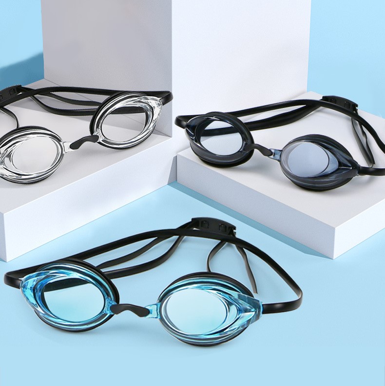 Kính bơi người lớn HAIZID 6300 dây đeo nhỏ, chống sương