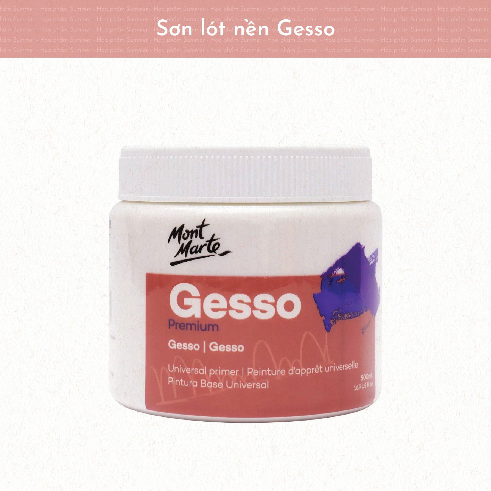 Sơn Gesso Mont Marte lót nền