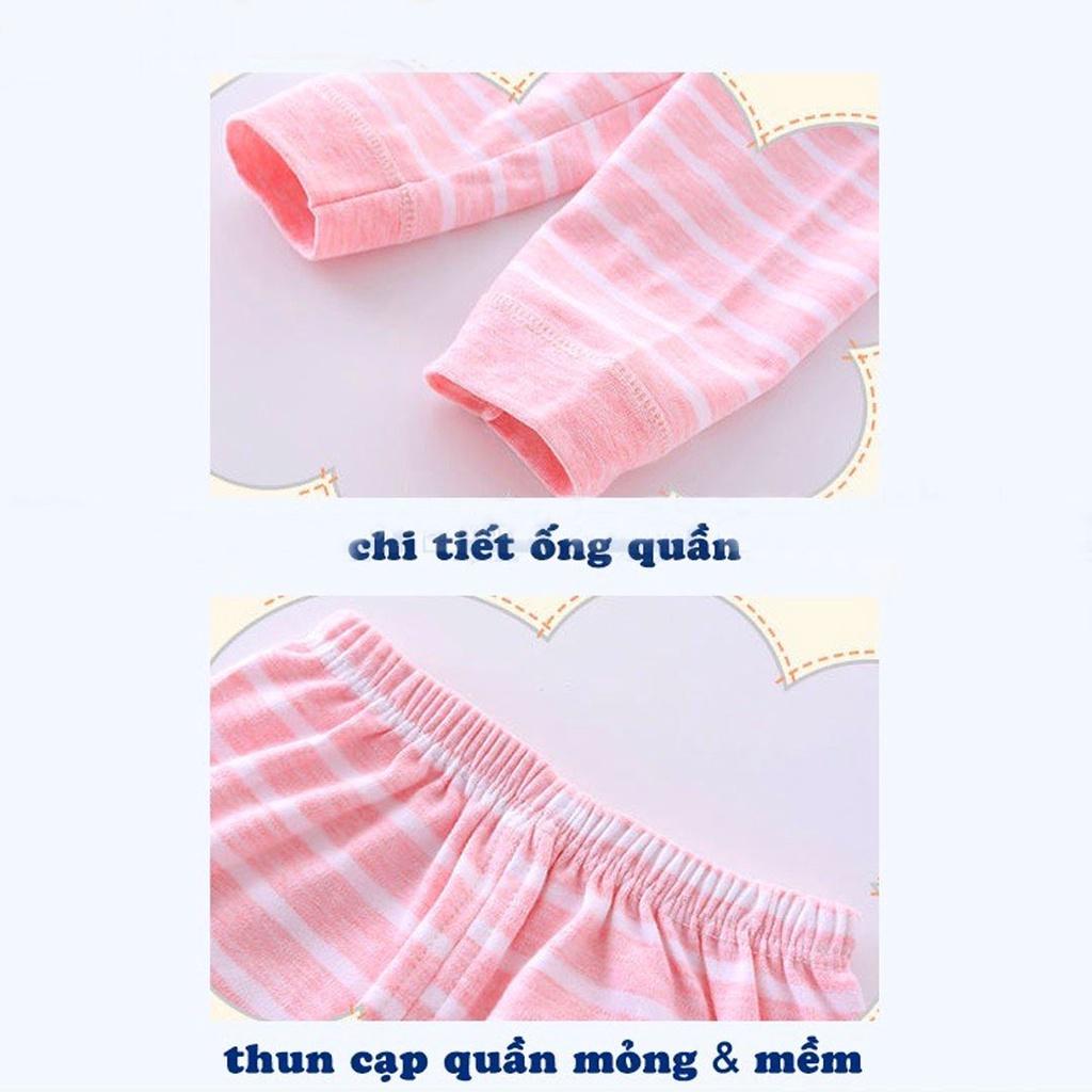 Bộ thu đông cho bé LILIKIDS in hình gấu chất cotton nỉ mềm và ấm Bộ dài tay cho bé trai bé gái 1 2 3 4 tuổi BDT09