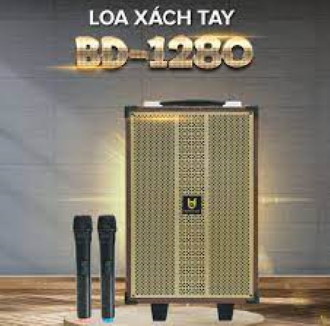 LOA KÉO BEST SOUND BD 1280 KÈM 2 MICRO KHÔNG DÂY