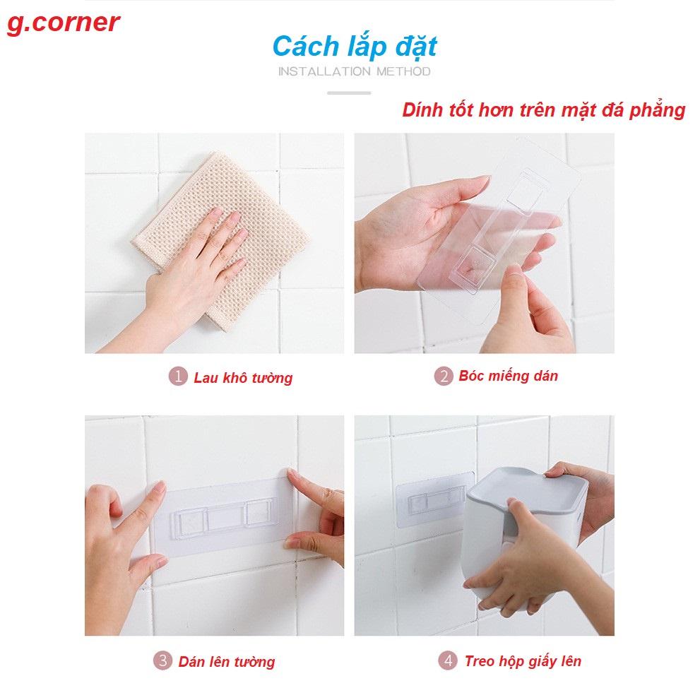 Hộp Đựng Giấy Dán Tường Đa Năng, Hộp Đựng Giấy Rút Đáy Treo Tường