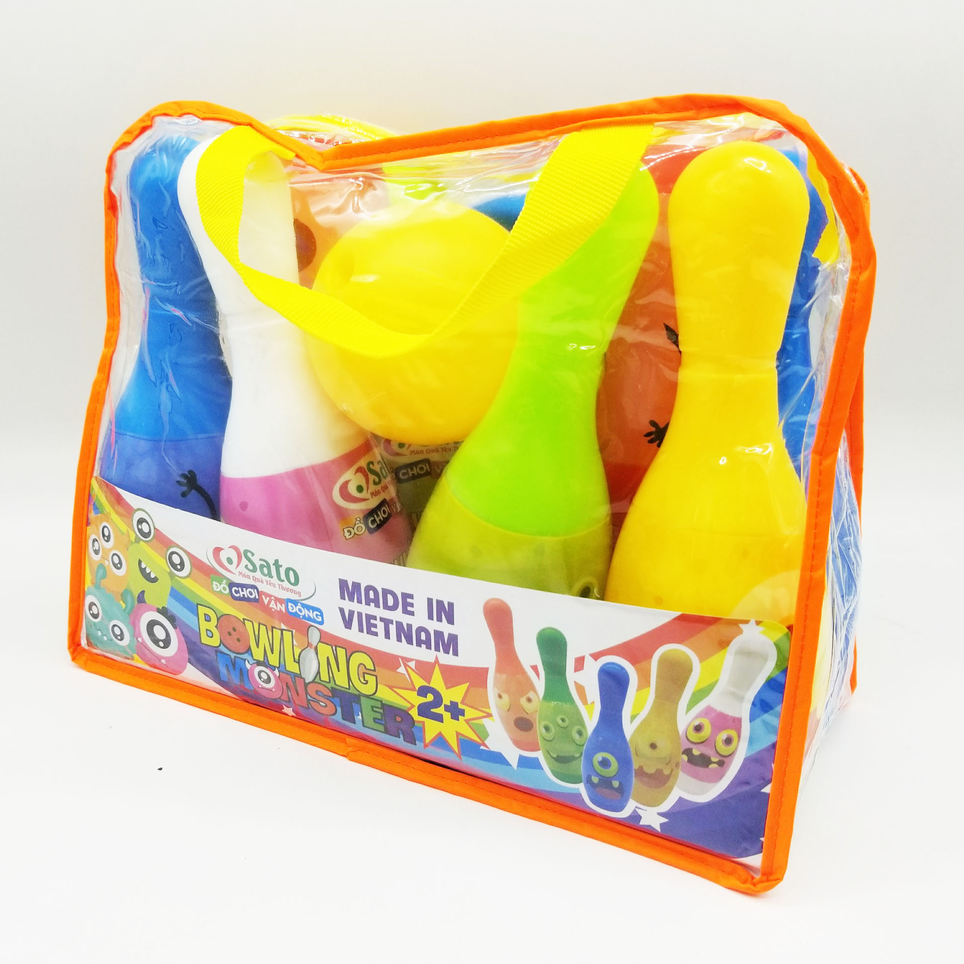 Đồ chơi BOWLING MONSTER 12 chi tiết cho bé từ 2 tuổi Thử tài bé yêu sato027