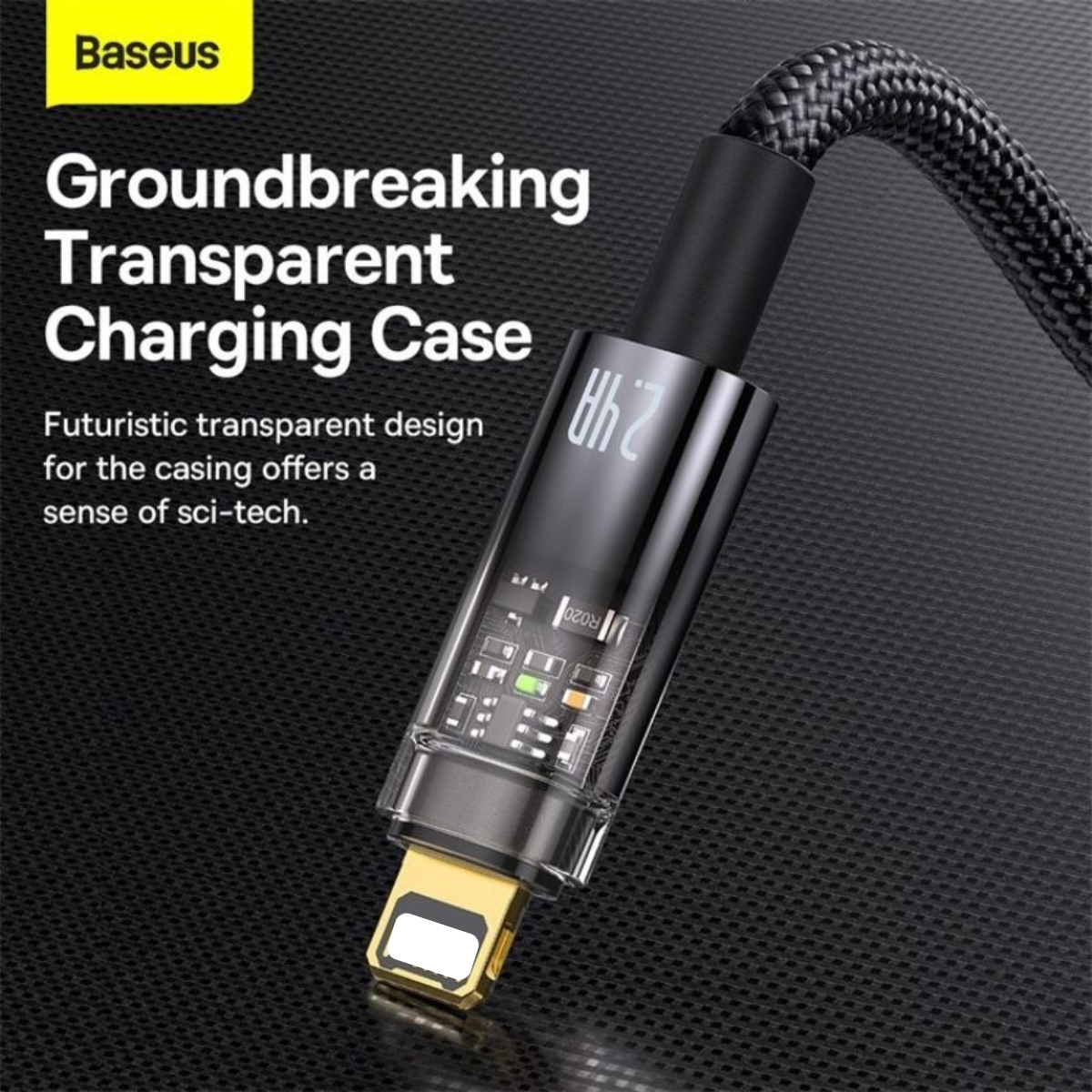Cáp sạc sạc nhanh Baseus Explorer Series tự ngắt USB-IP CATS000501- Hàng chính hãng