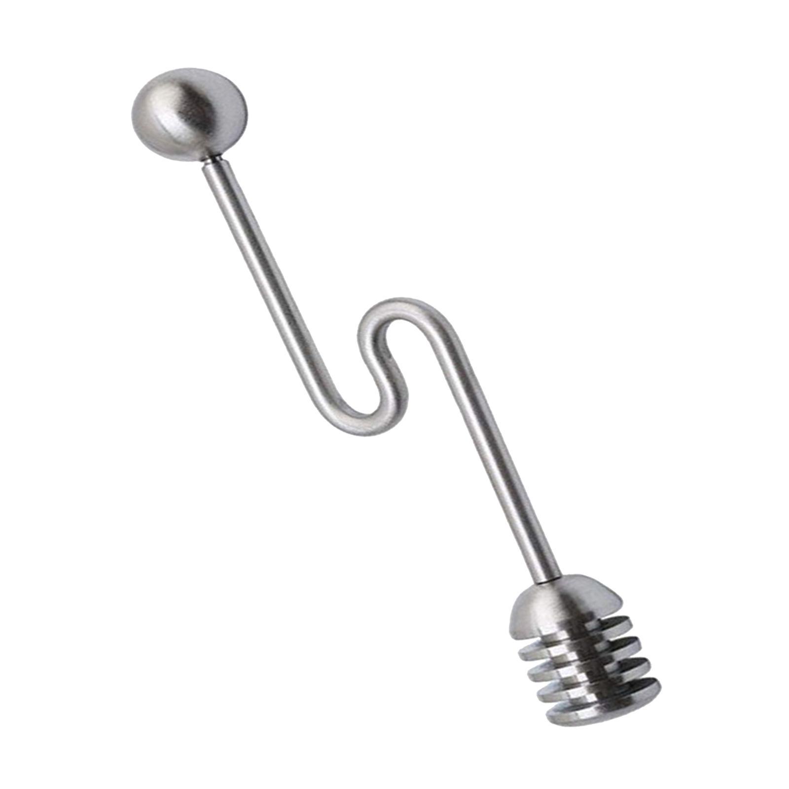 Mixing Spoon Reusable Long Handle Bending Rod honey spoons for Espresso