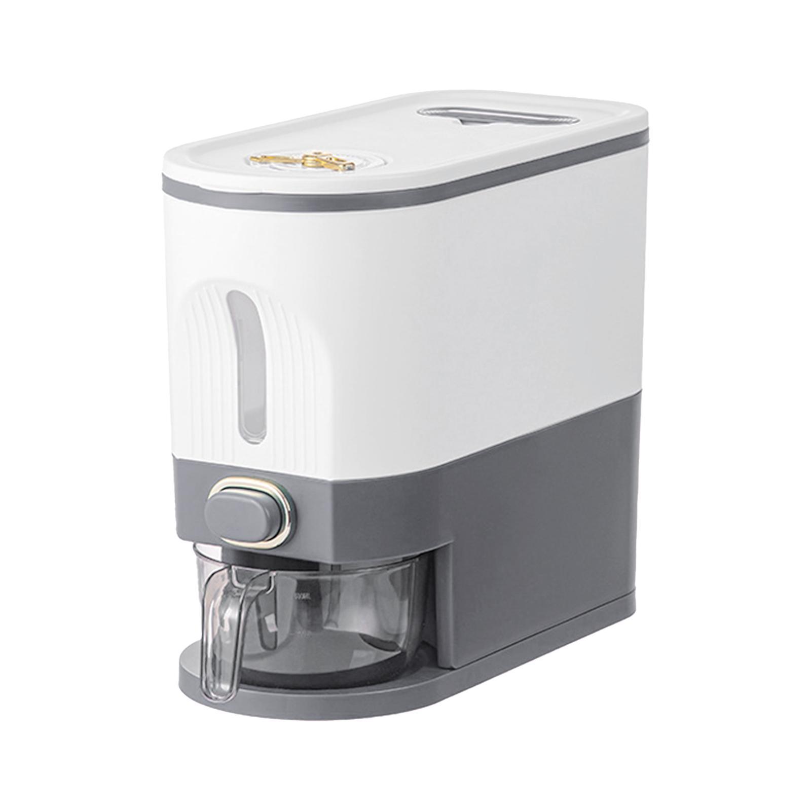 Rice Dispenser Container Sealed Moistureproof Rice Bucket for Grain Dry Food
