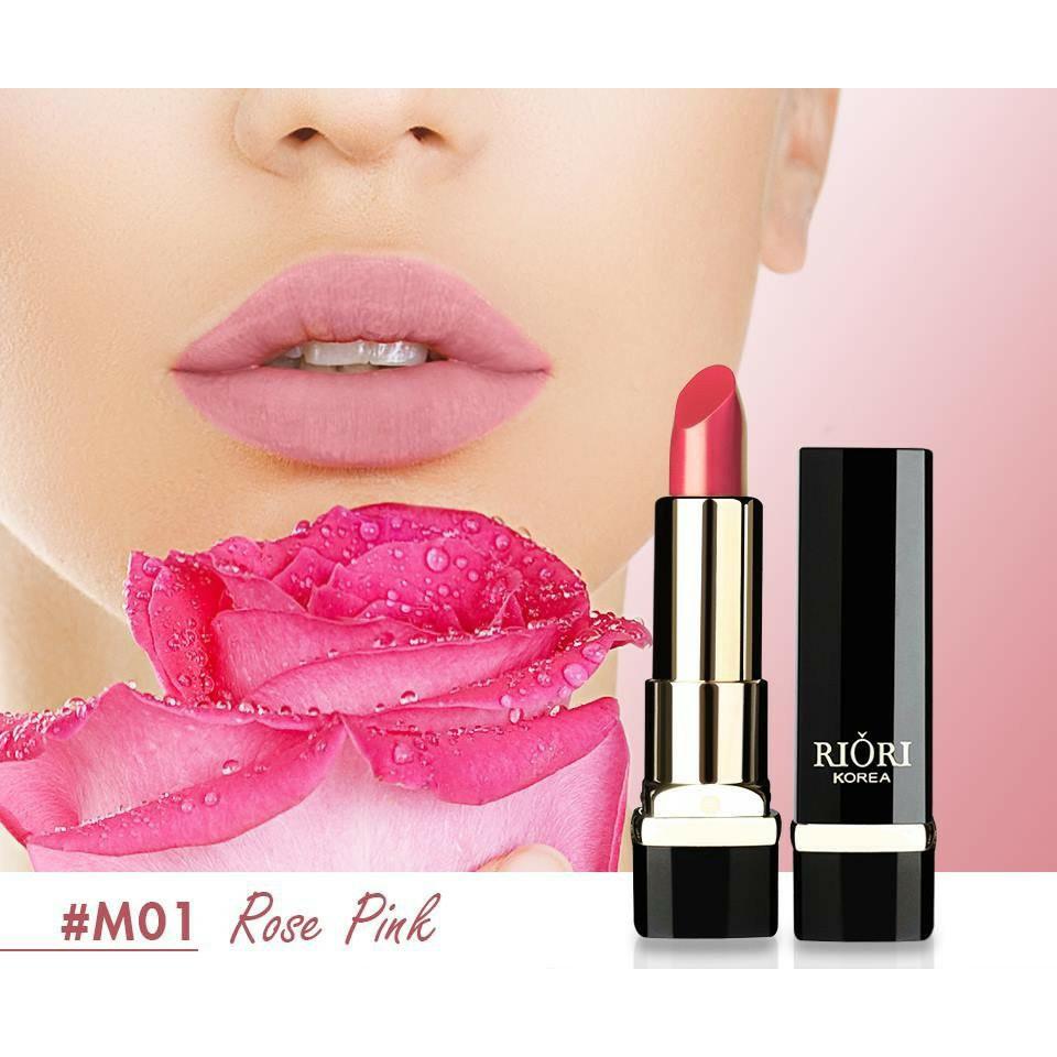 SET 5 CÂY SON HARA WHITE RIORI MATTE LIPSTICK PHA DƯỠNG, BỀN MÀU,KHÔNG GÂY KHÔ.