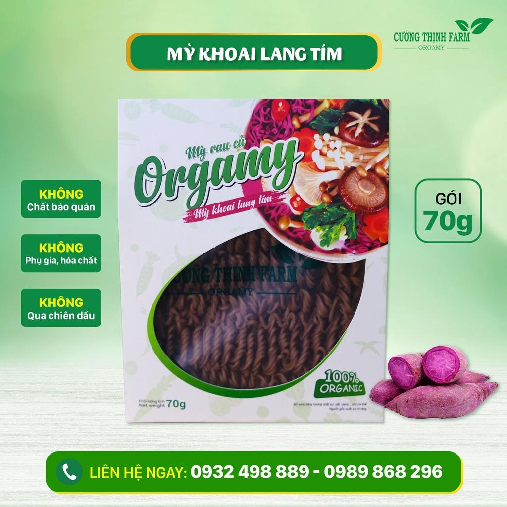 Combo Tiết Kiệm 500g Mỳ Không Chiên Khoai Lang Tím ORGAMY