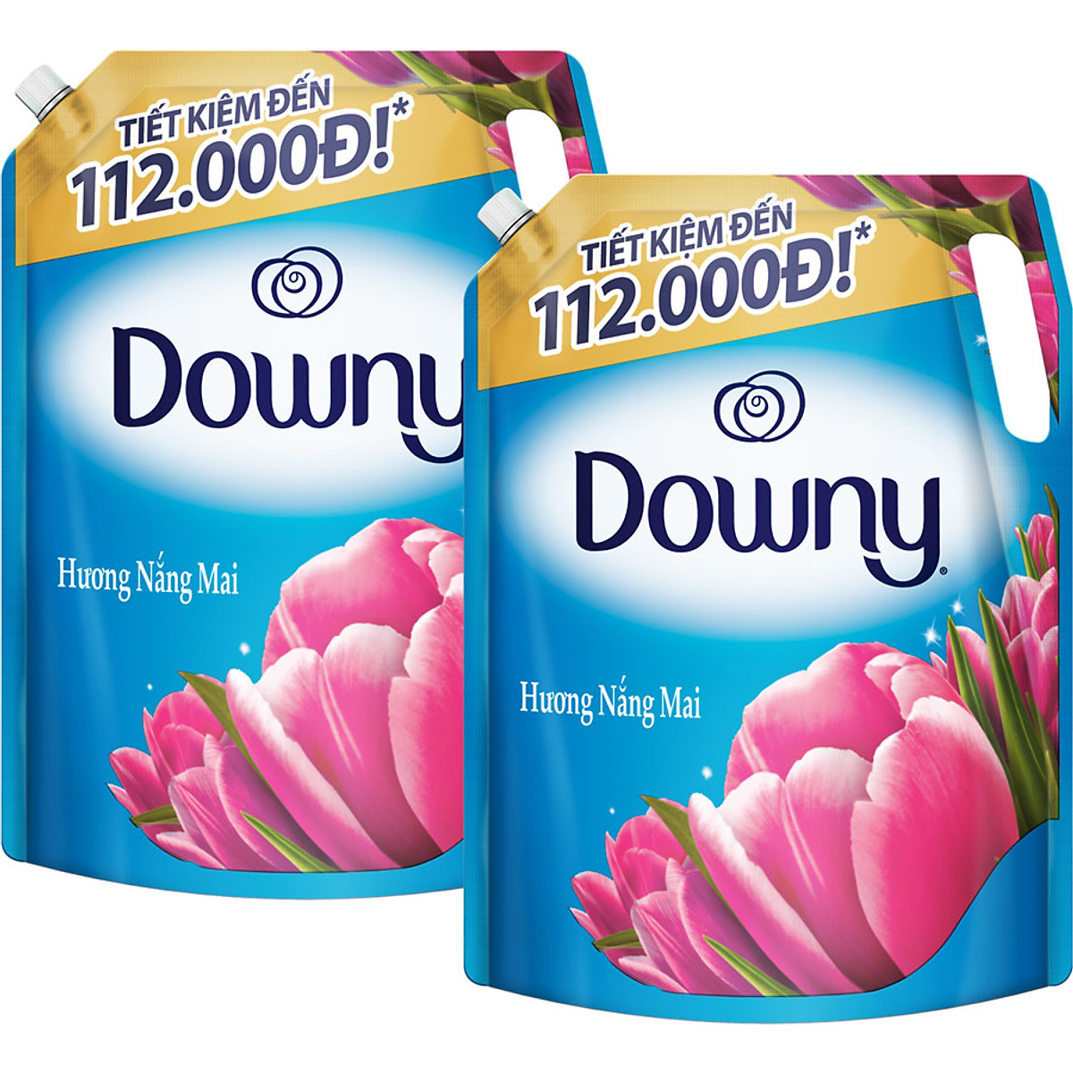 Combo 2 Túi Nước Xả Vải Downy - Nắng Mai 2.3L
