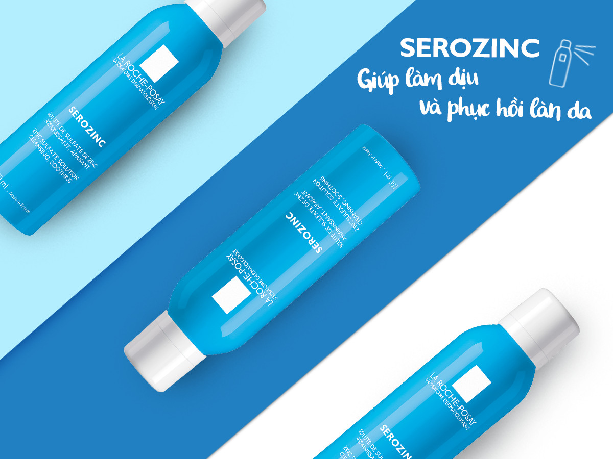 Xịt Khoáng Giúp Làm Sạch Và Dịu Da La Roche-Posay Serozinc (150ml) - TẶNG MÓC KHÓA