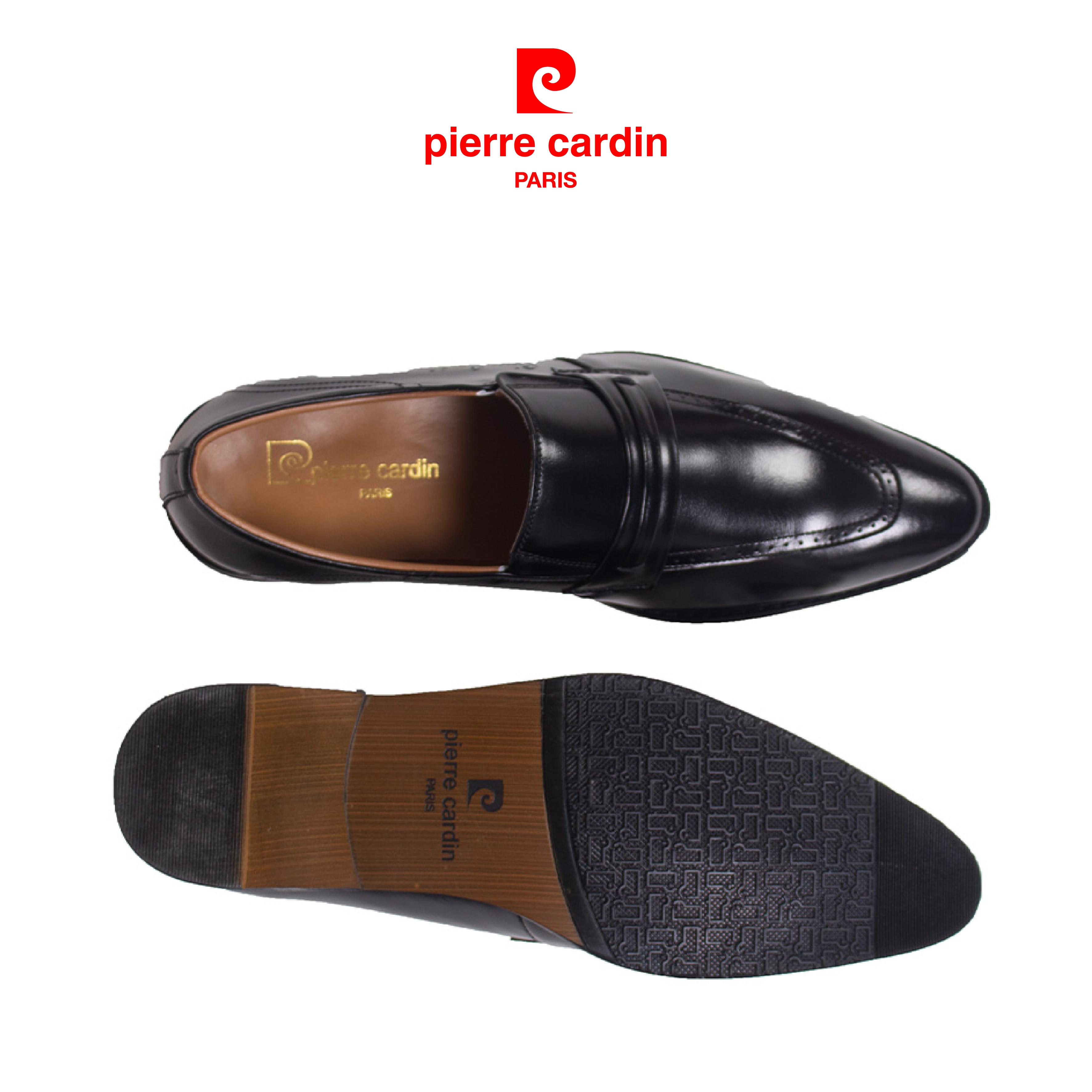 Giày Da Pierre Cardin Penny Loafer - PCMFWLC090BLK màu đen