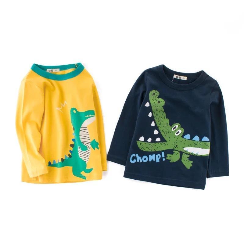 TA30229 Áo cotton dài tay Cá Sấu 27Kids 308309