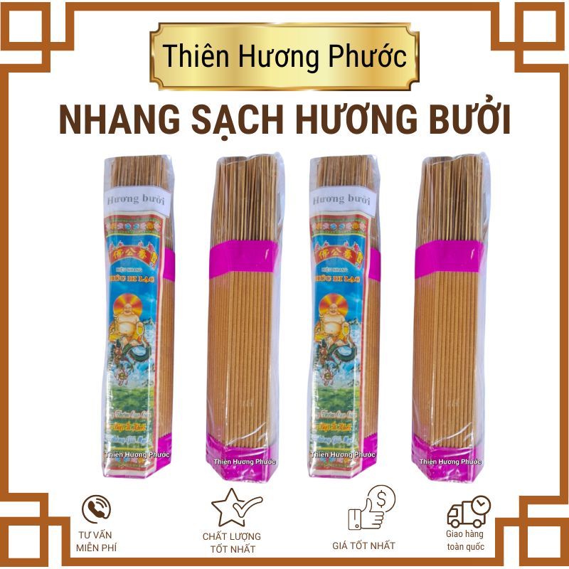 Nhang sạch hương bưởi 30cm 420g