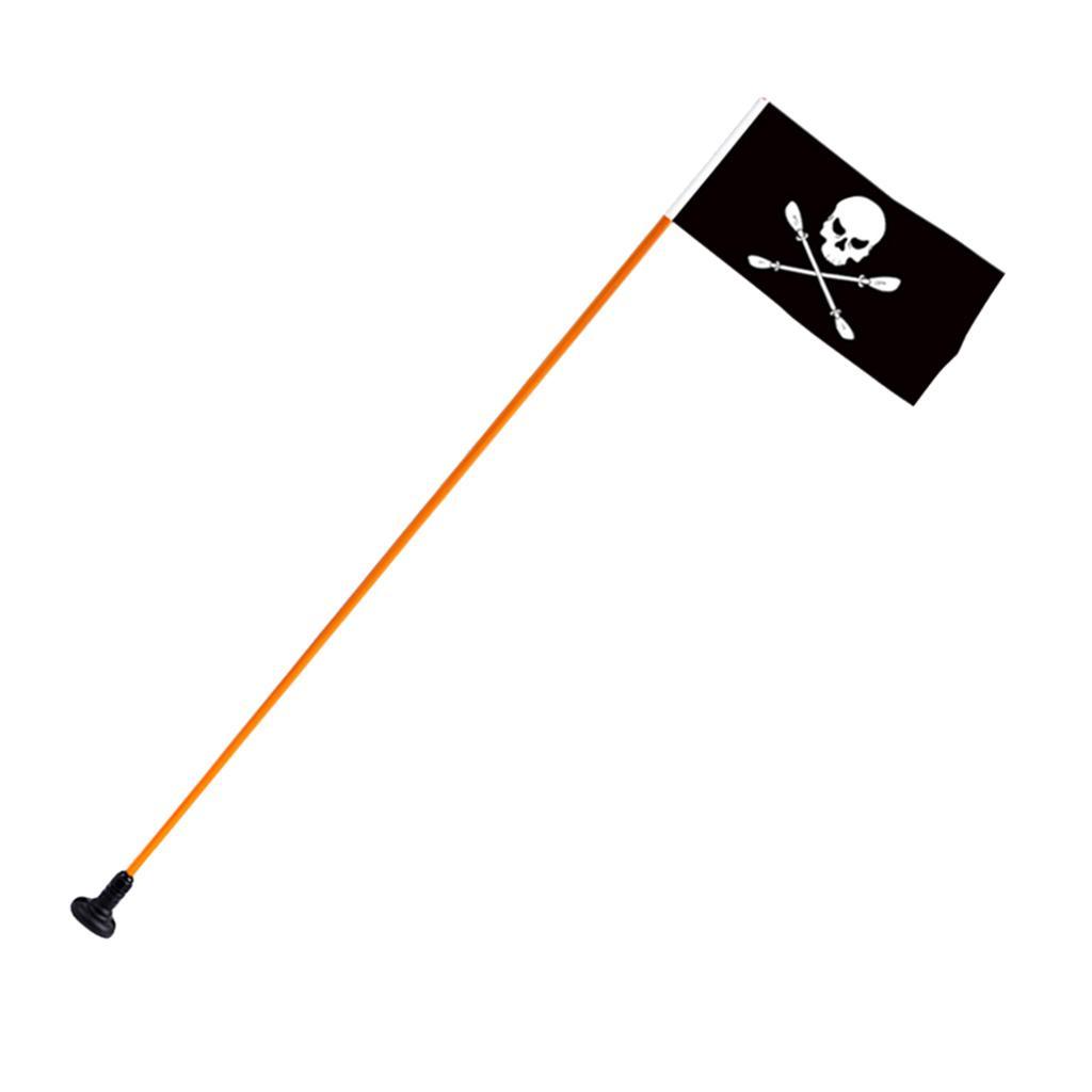 Marine Boat Kayak Safety Flag with Mount and Pole for Kayaking Sailing Fishing