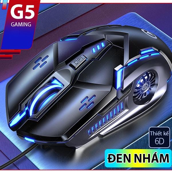 Chuột máy tính Coputa chuột gaming chơi game laptop có dây LED G5