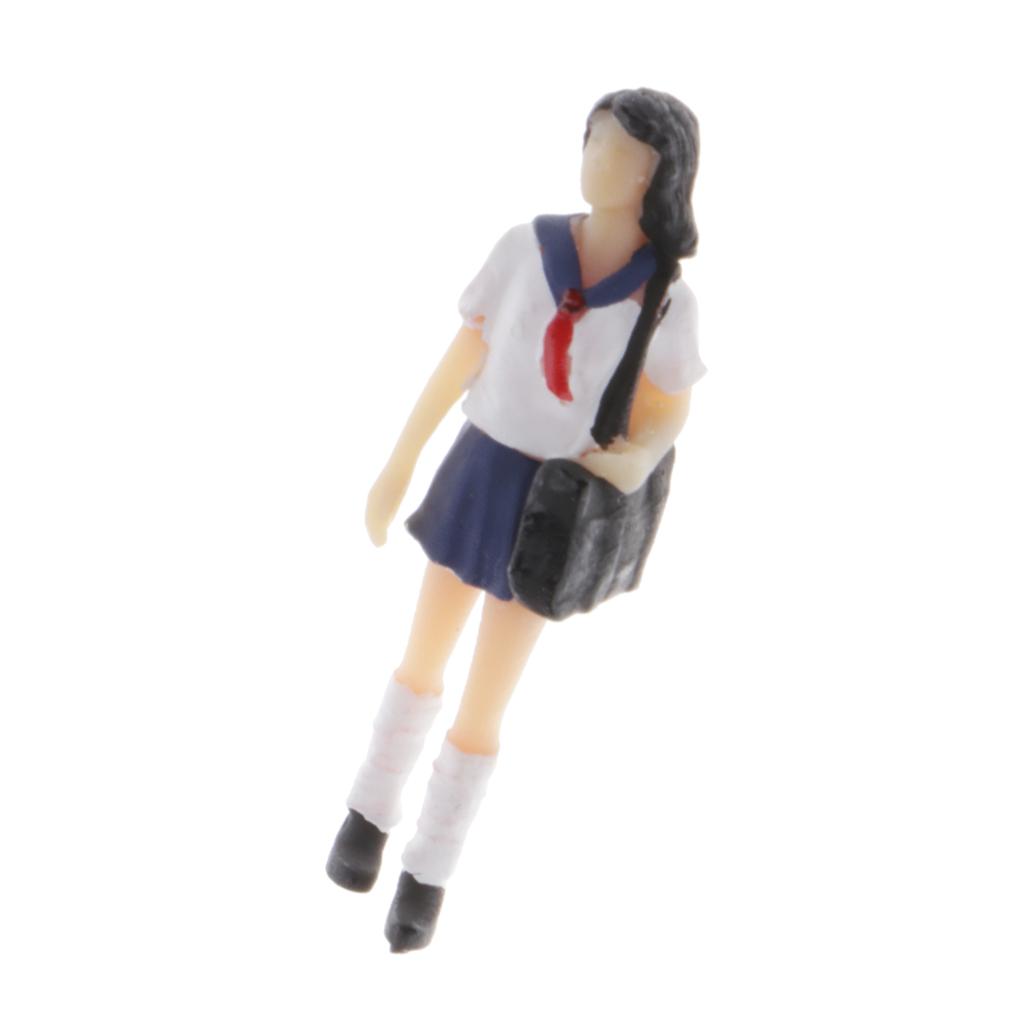 1:64 Hình Diorama Đồng Phục Cô Gái Thời Trang Nhật Bản