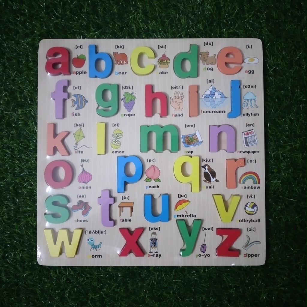 Đồ Chơi Gỗ Bảng Ghép Chữ Cái Tiếng Việt, Tiếng Anh Bảng Ghép Số Nổi Bằng Gỗ Cho Bé
