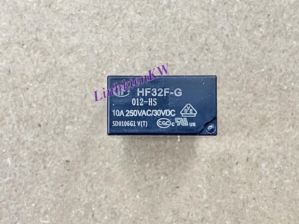 Relay HF32F-G 10A 250VAC/30VDC HOngfa Mới Chính gốc 100%