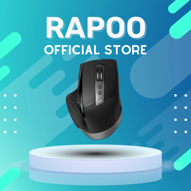 Chuột Không Dây Bluetooth RAPOO MT750S Tối Đa 4 Thiết Bị 3 Chế Độ Kết Nối - Hàng Chính Hãng