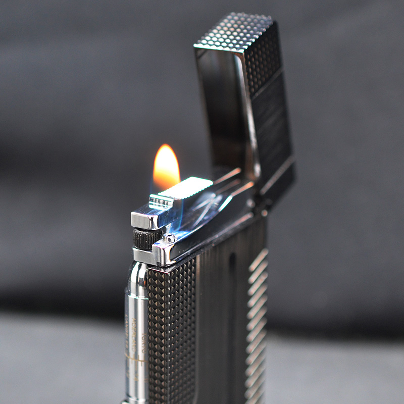 Vỏ hộp quẹt ga đá D-06D dòng 2 lỗ mô hình điệp viên 007