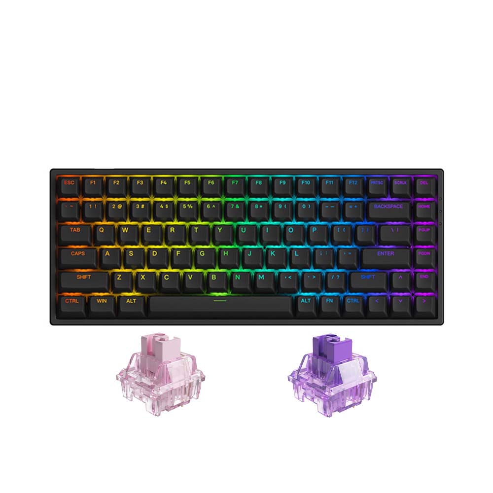 Bàn phím AKKO 3084 v2 RGB Black/White (Mới, hàng chính hãng