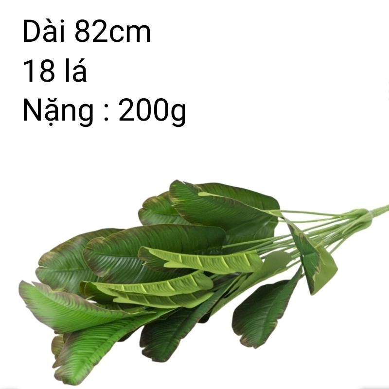 Cây lá rùa lớn 18 lá giả TODOCO trang trí nhà cửa để phòng khách, cây nhựa cắm bình decor nội thất cao cấp