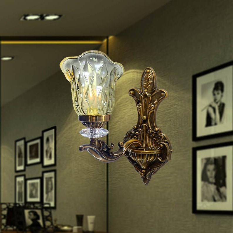 Đèn tường đồng cổ điển V6273-1