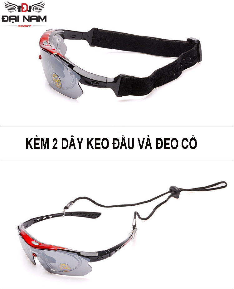 Bộ Kính Xe Đạp Thể Thao 5 In 1 Phân Cực,Chống Tia UV Đạp Xe,Leo Núi Dã Ngoại FSBIKE (Có Hộp)