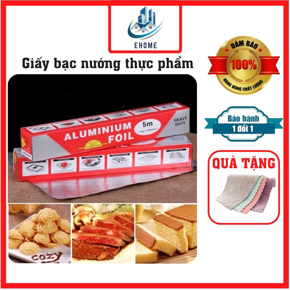 Giấy bạc bọc nướng thực phẩm cuộn 5M x 30CM và 10m x 30cm