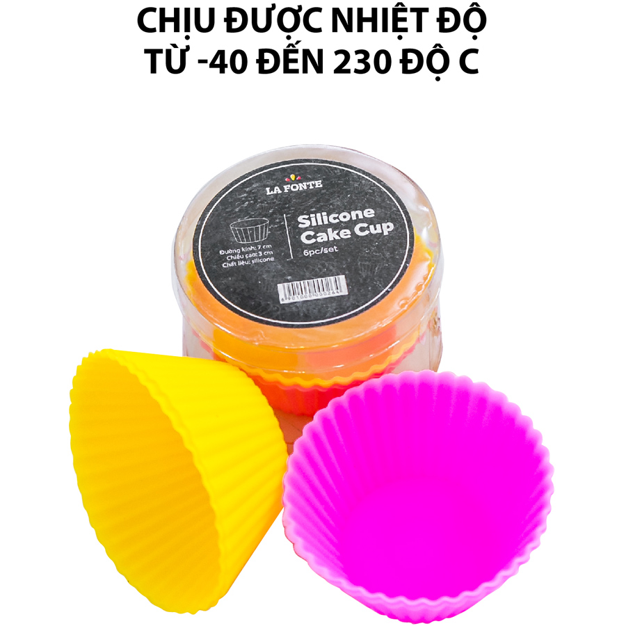 Bộ 6 Khuôn Bánh Silicon La Fonte YY21894