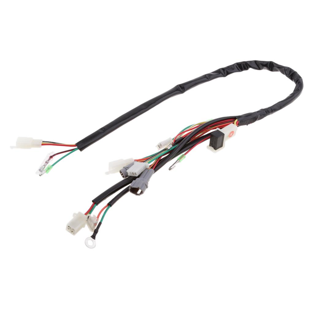 Wire Wiring Harness Loom Kit for Yamaha PW50 PW 50 Motorcycle Dirt Bike